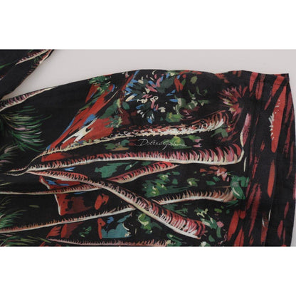 Dolce & Gabbana Black Volcano Sicily Short Sleeve T-Shirt Dolce & Gabbana