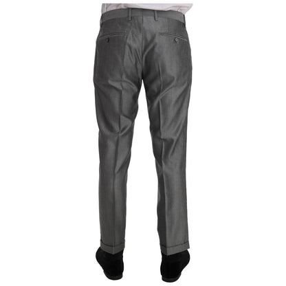 Dolce & Gabbana Black Stretch Crystal Bee Slim Fit Suit Dolce & Gabbana