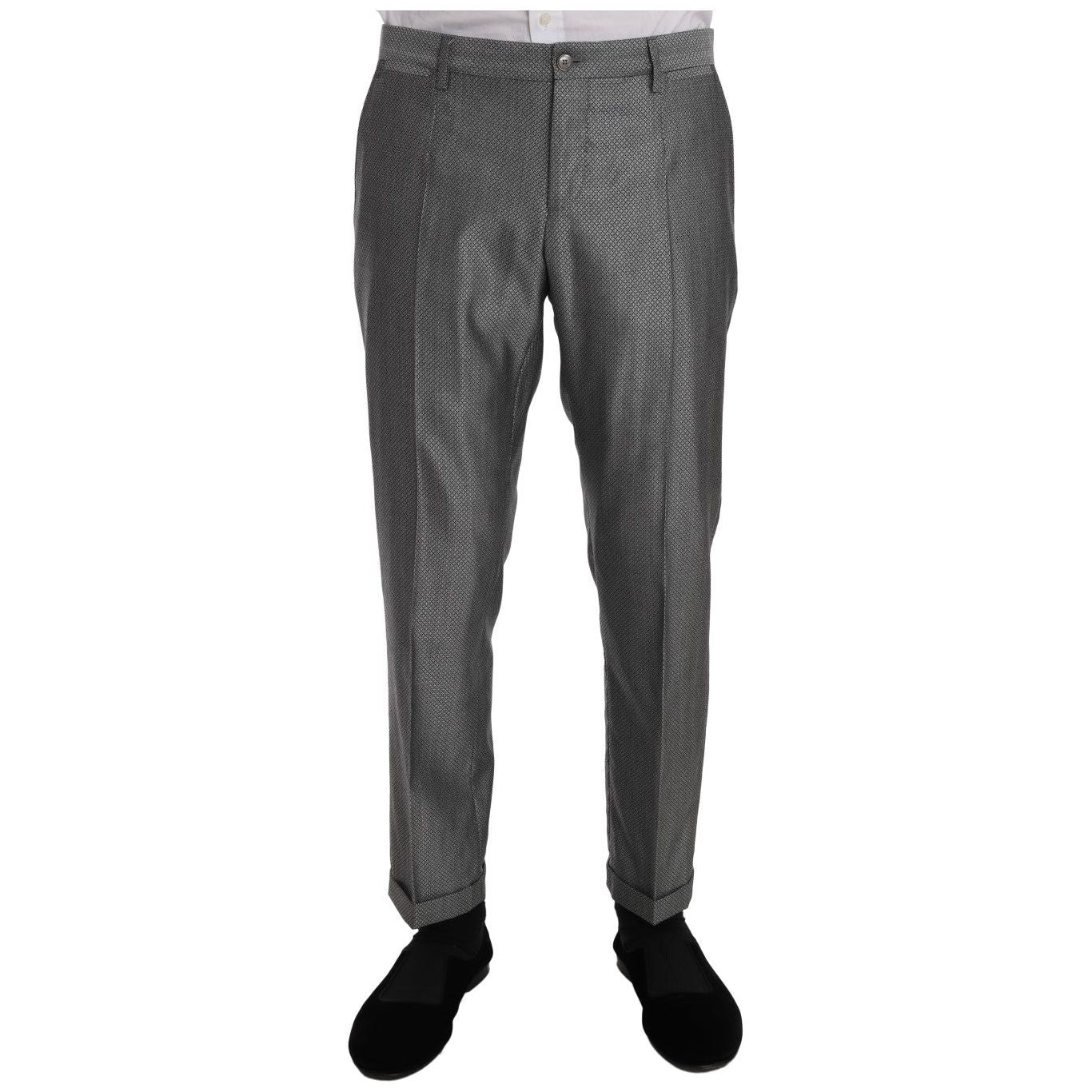 Dolce & Gabbana Black Stretch Crystal Bee Slim Fit Suit Dolce & Gabbana