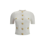 Balmain Cardigan whit botton BA-EF1KL023KB070FA-IT36 | XS