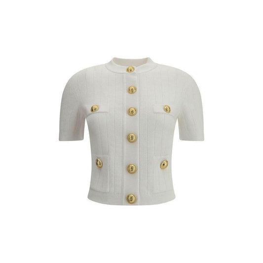Balmain Cardigan whit botton BA-EF1KL023KB070FA-IT36 | XS