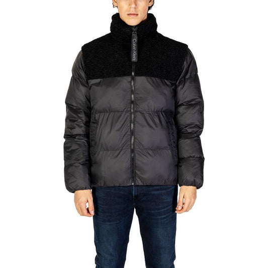 Calvin Klein Jeans Black Recycled Polyester Jackets & Coat CA-14580500009-IT48 | L