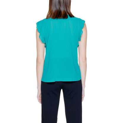 Rinascimento Green Polyester Blouse