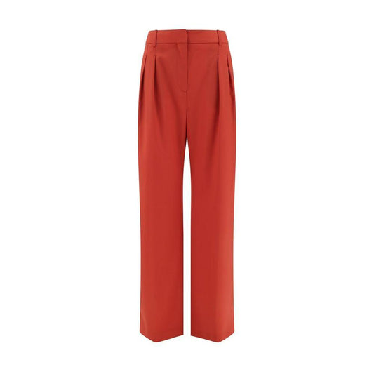 Loulou De Saison Wool Flared pants LO-SBIRUPTOMATO-IT40 | M