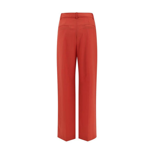 Loulou De Saison Wool Flared pants LO-SBIRUPTOMATO-IT40 | M