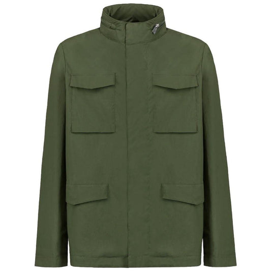 People Of Shibuya Green Cotton Jacket PE-14511-IT46 | S