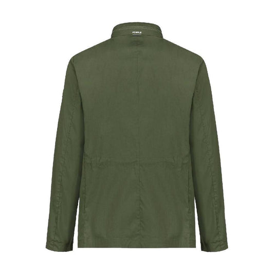 People Of Shibuya Green Cotton Jacket PE-14511-IT46 | S