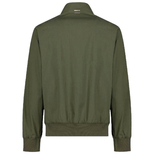 People Of Shibuya Green Cotton Jacket PE-14509-IT46 | S