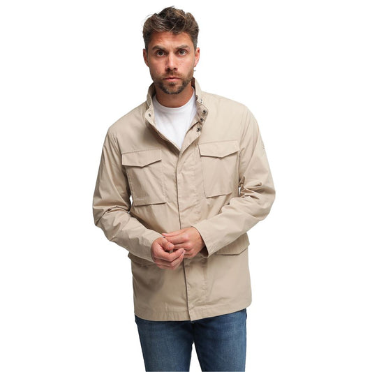 People Of Shibuya Beige Cotton Jacket PE-14514-IT46 | S