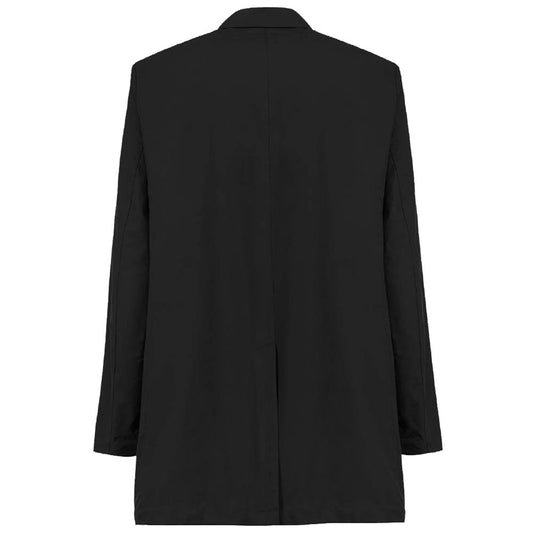 People Of Shibuya Black Recycled Polyester Men Trench Coat PE-14515-IT48 | M