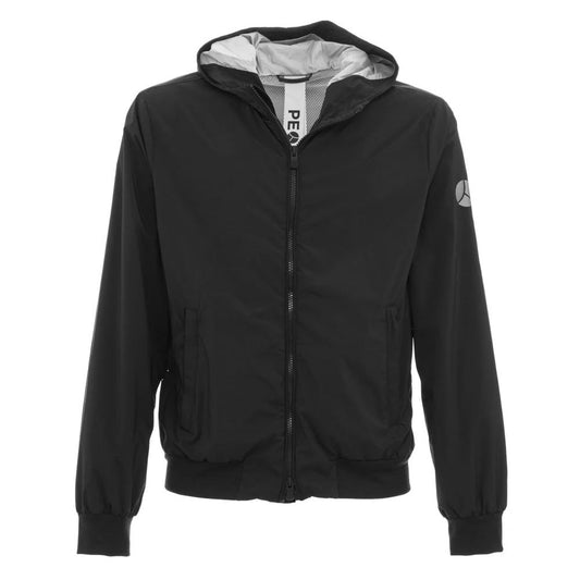 People Of Shibuya Black Polyester Jacket PE-14523-IT48 | M