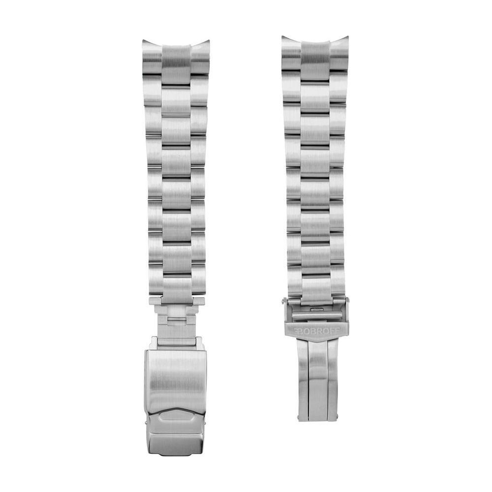 Bobroff Silver Stainless Steel Watch BOBFSTAC