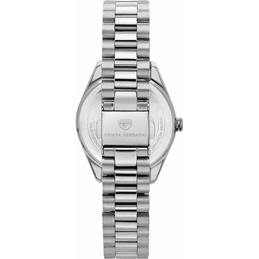 Chiara Ferragni Silver Stainless Steel Watch CFR1953100510AC