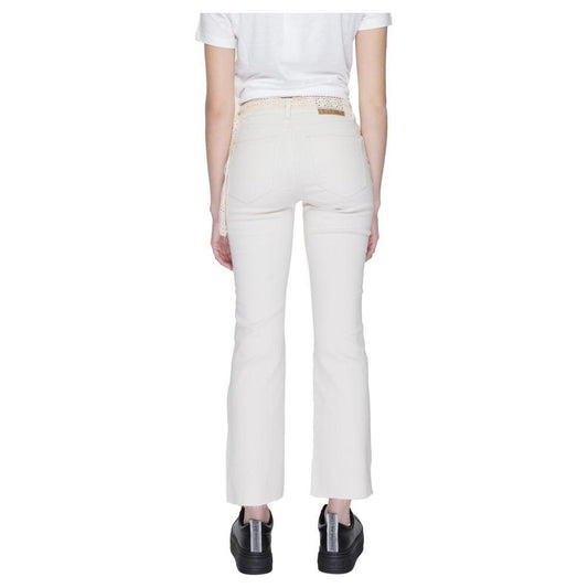 Vero Moda Beige Cotton Bootcut Jean VE-13395202507-L/34