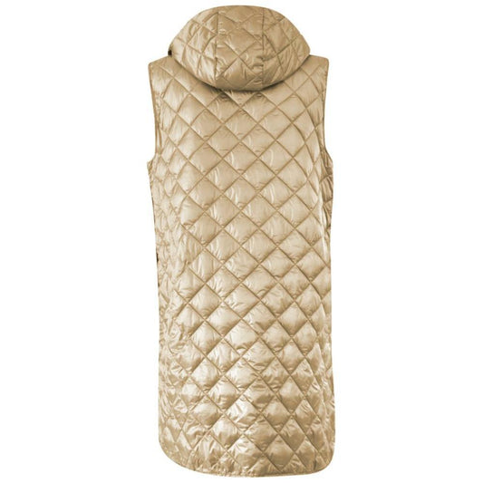 Yes Zee Beige Nylon Vest YE-14605-XS