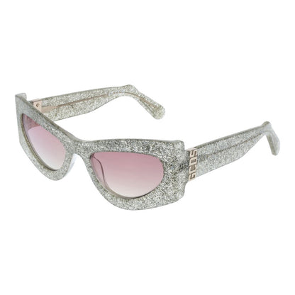 GCDS Silver Acetate Sunglasses GCDS