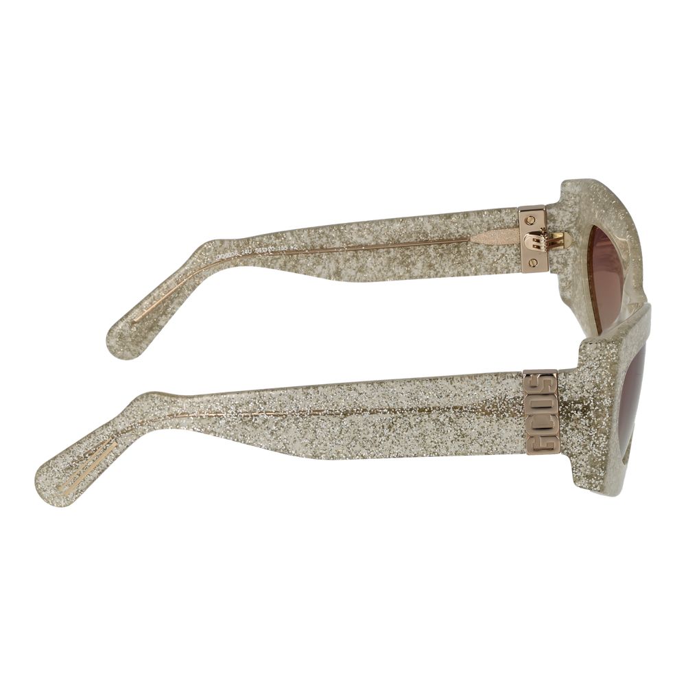 GCDS Silver Acetate Sunglasses GCDS