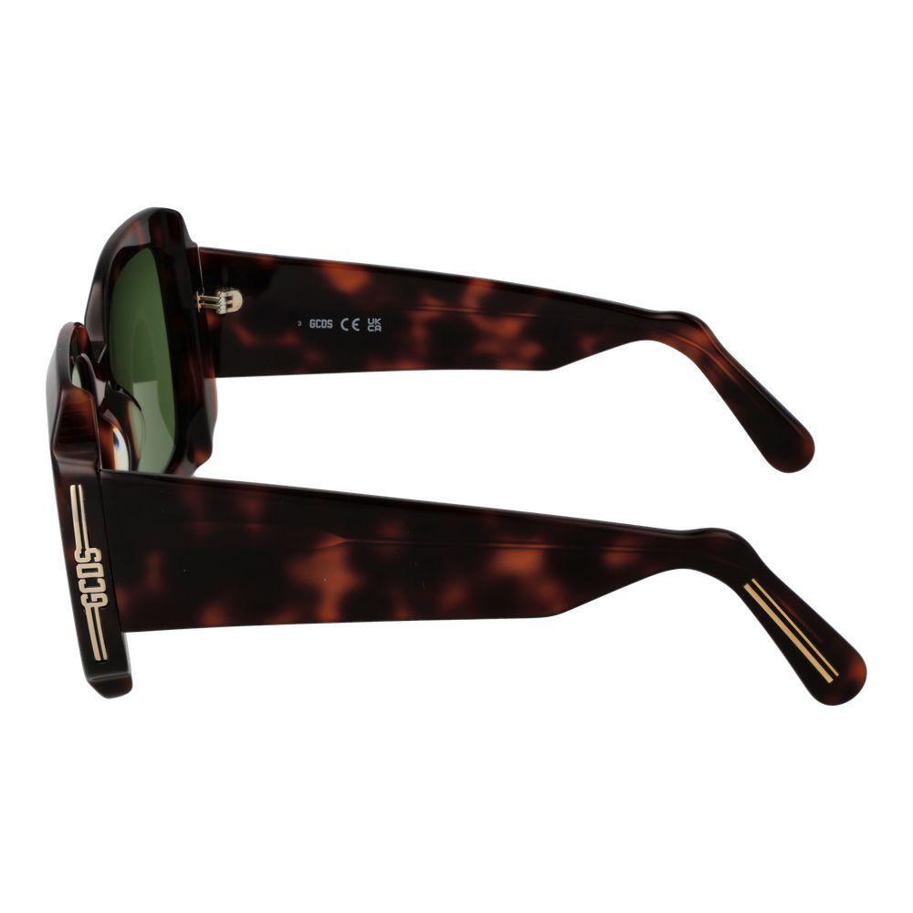 GCDS Brown Plastic Sunglasses GCDS