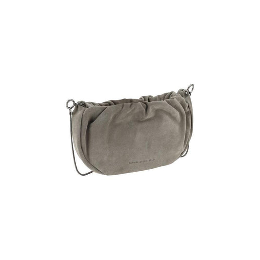 Brunello Cucinelli Suede Shoulder Bag BRMBHID2666C2657BB