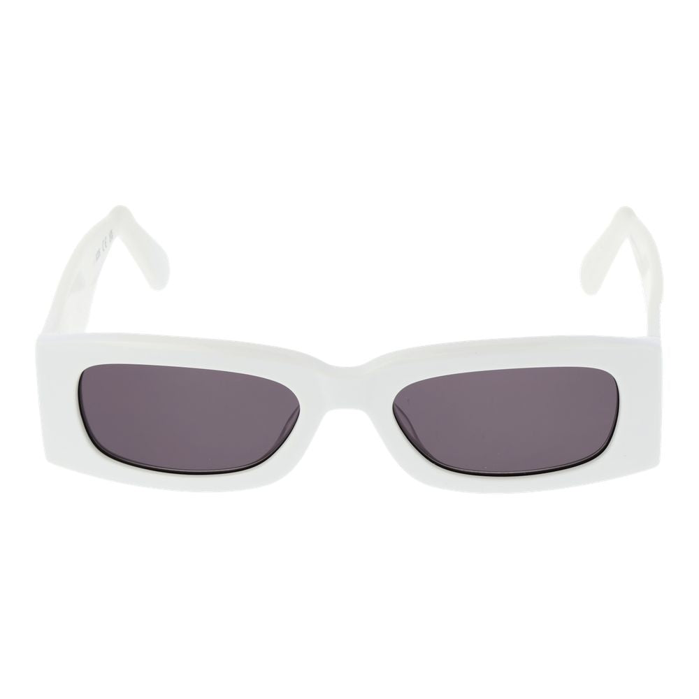 GCDS White Plastic Sunglasses GCDS