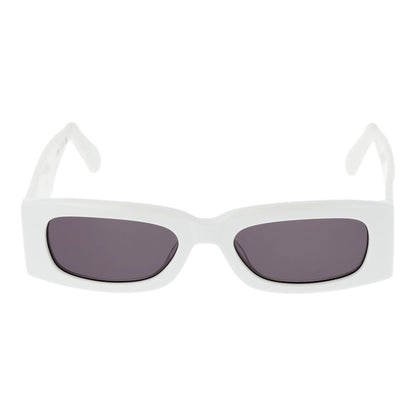 GCDS White Plastic Sunglasses GCDS