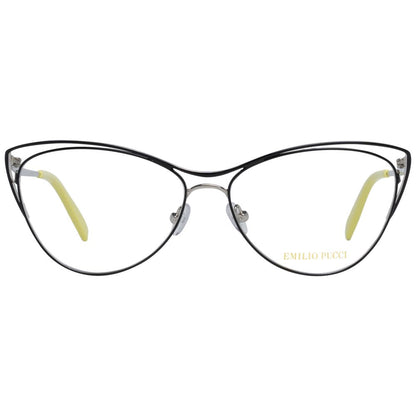 Emilio Pucci Black Metal Glasses (Frames) Emilio Pucci
