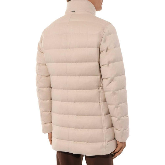 Herno Beige Silk Jacket HE-14700-IT50 | L