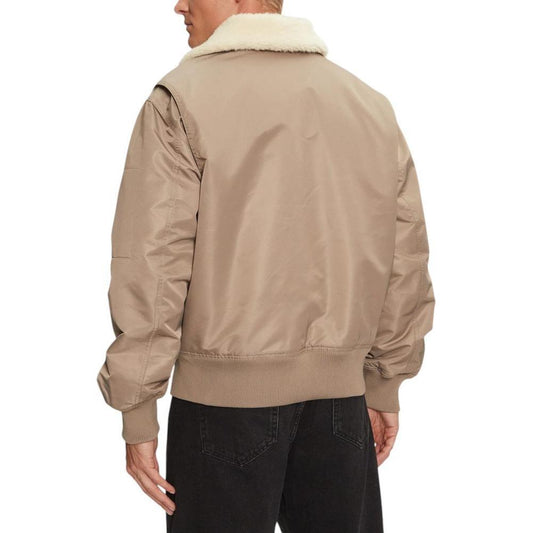 Calvin Klein Jeans Beige Recycled Polyamide Jackets & Coat CA-16508600127-IT52 | XL