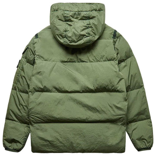 Stone Island Green Nylon Men Jacket ST-14738-XL