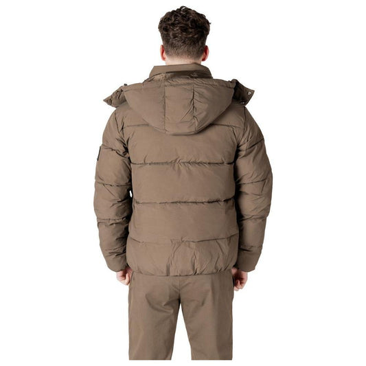 Calvin Klein Jeans Gray Polyamide Jackets & Coat CA-14580600147-IT44 | S