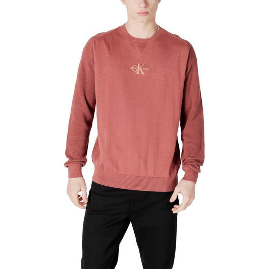 Calvin Klein Jeans Red Cotton Sweater CA-15729102212-IT54 | XXL