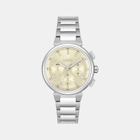 Hugo Boss Silver Stainless Steel Watch BO1502676AC