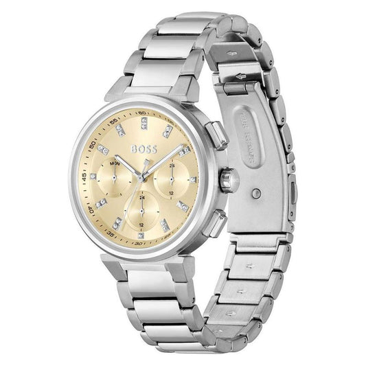 Hugo Boss Silver Stainless Steel Watch BO1502676AC