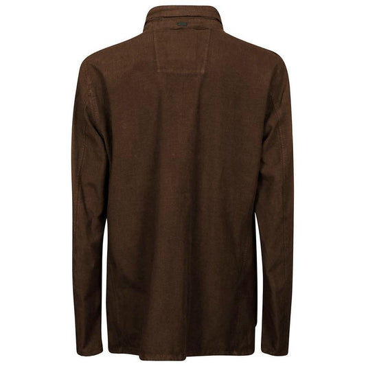 Herno Brown Linen Jacket HE-14921-IT52 | XL