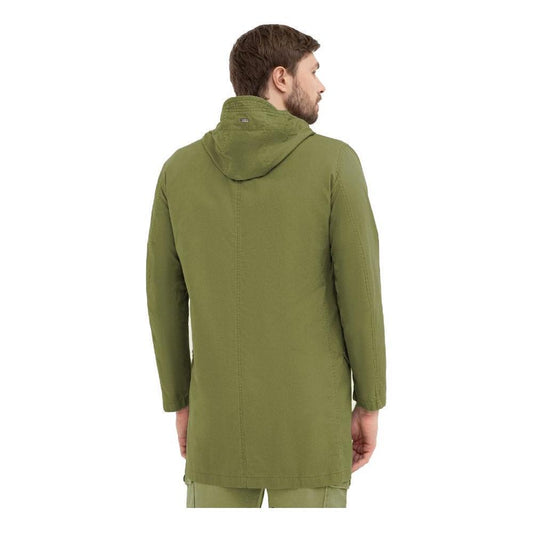 Herno Green Cotton Jacket HE-14938-IT56 | 3XL