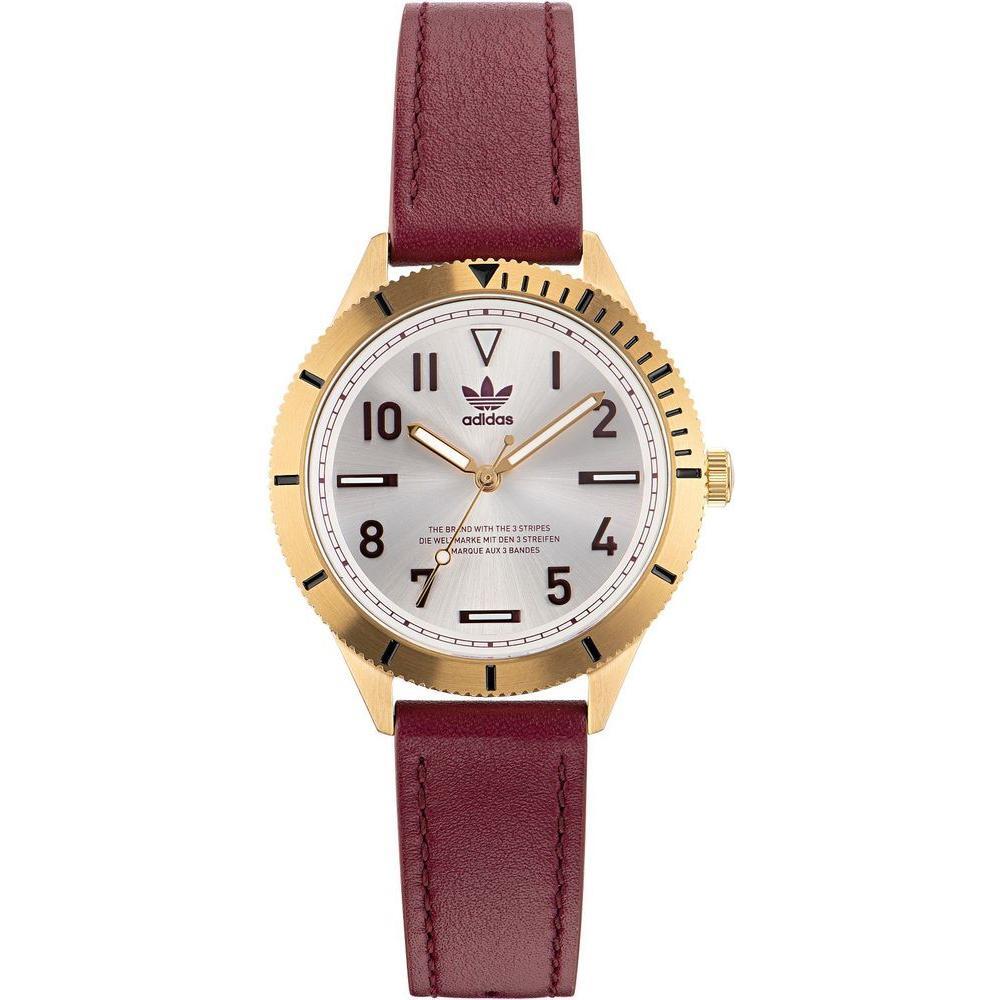Adidas Red Leather Watch ADAOFH22570AC