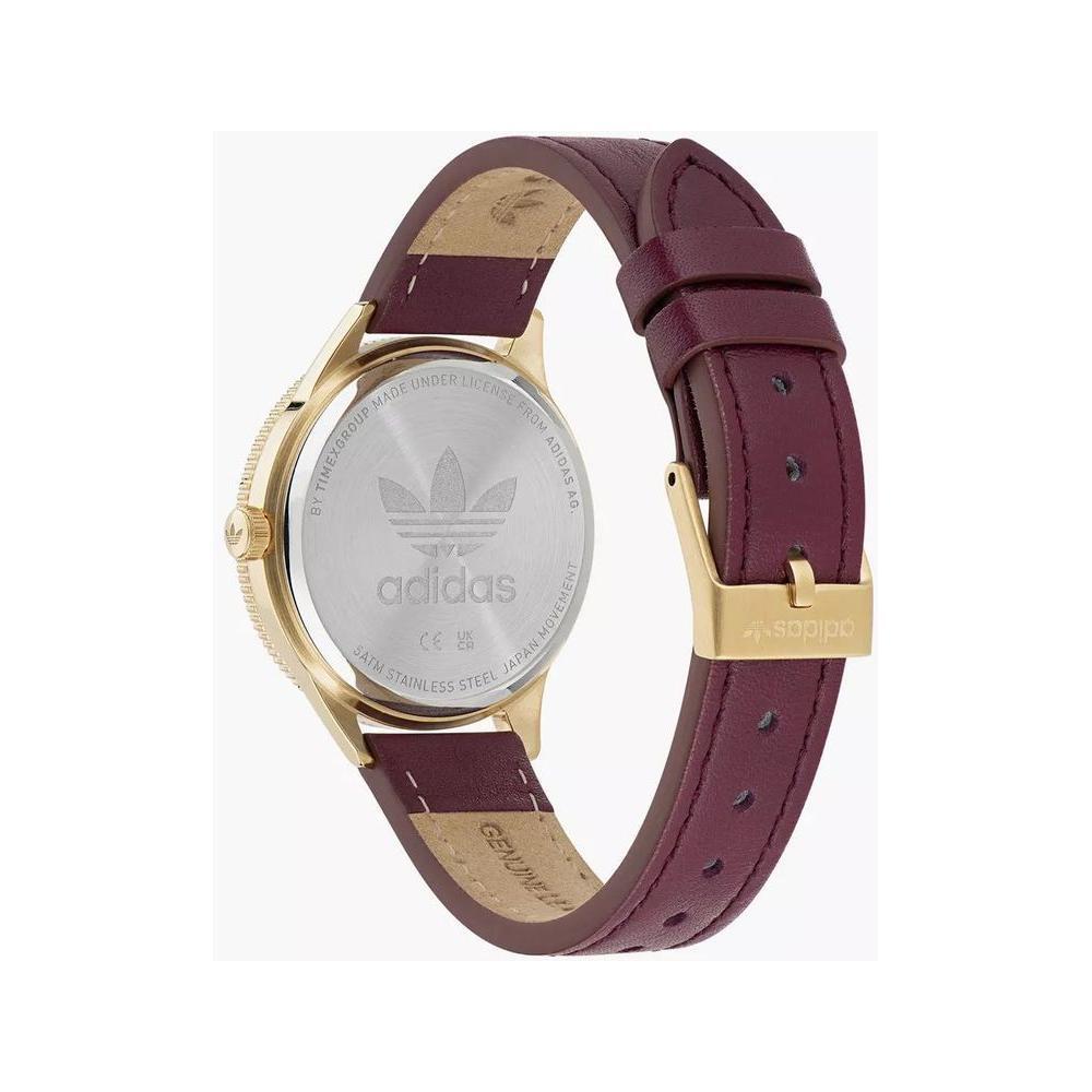 Adidas Red Leather Watch ADAOFH22570AC