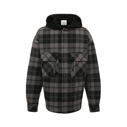 Diego Venturino Gray Cotton Jacket DI-15085-L