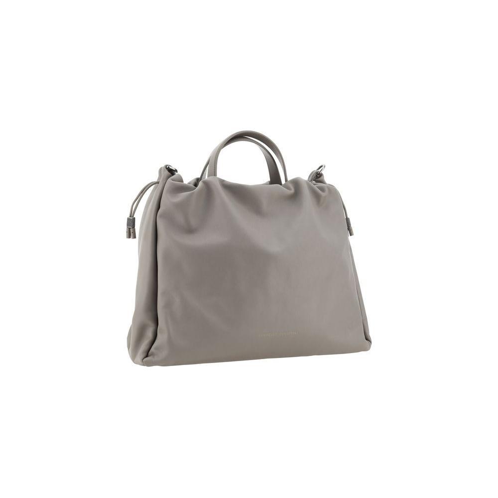 Front view with bag zipped and handles upright.