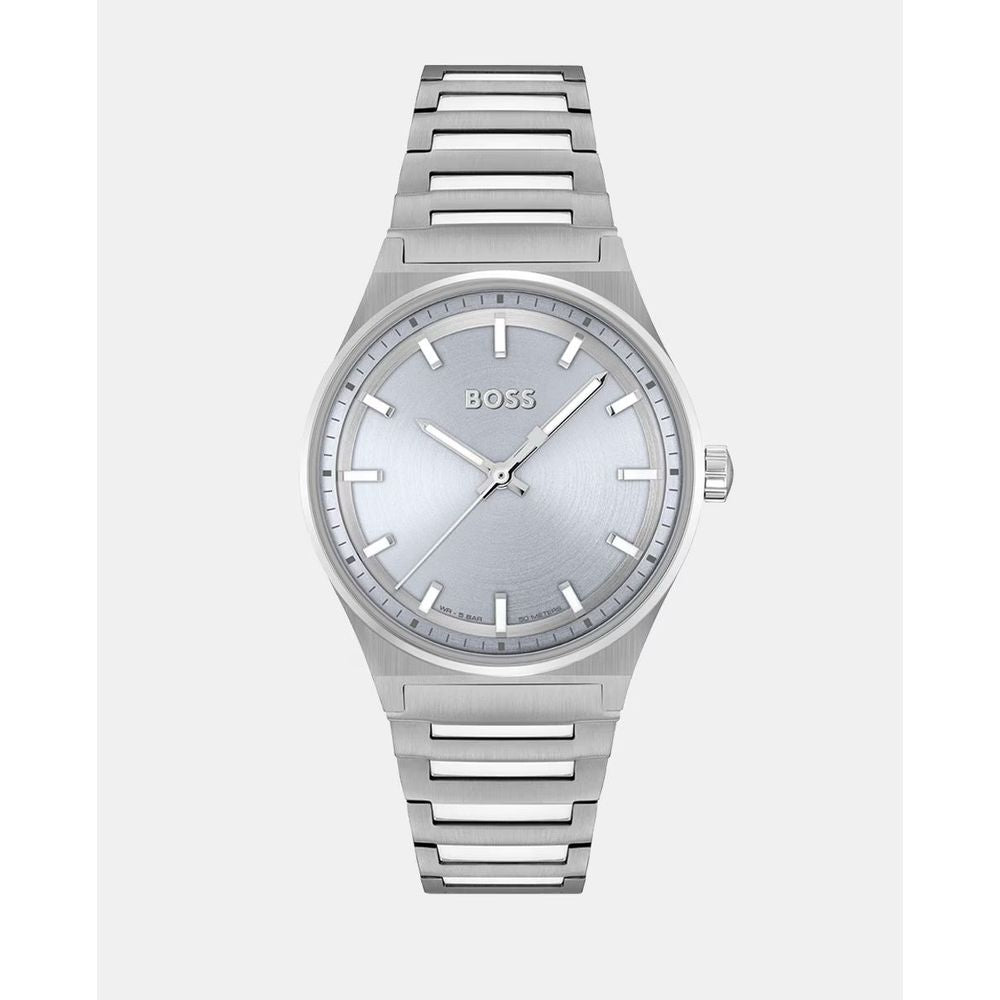 Hugo Boss Silver Stainless Steel Watch BO1502736AC