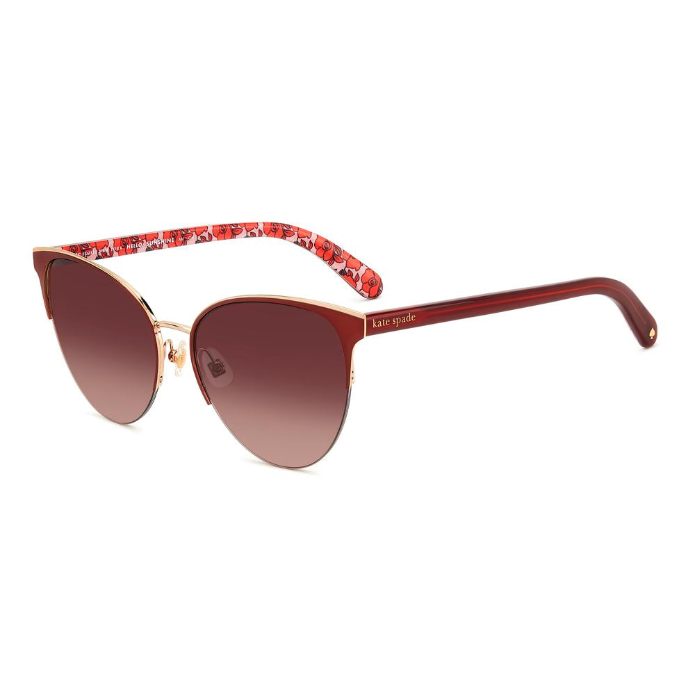 Kate Spade Red Metal Sunglasses KSIZARAGSC9AF73XAC