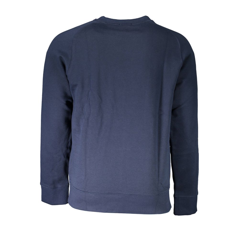 Timberland Blue Cotton Men Sweatshirt