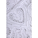 Dolce & Gabbana White Cordonetto Lace Beatrice Tote Shopping Bag BAG4396