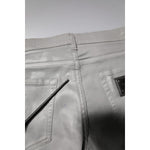 Dolce & Gabbana Gray Cotton Stretch Men Slim Fit Denim Jeans PAN75172-48