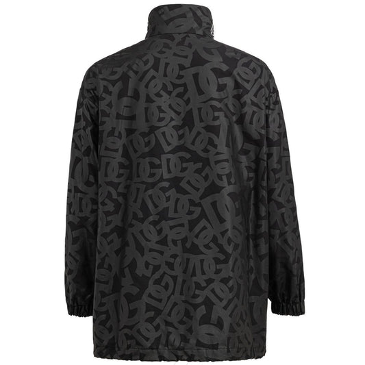Dolce & Gabbana Black Polyester Jackets & Coat DO-8346676-S