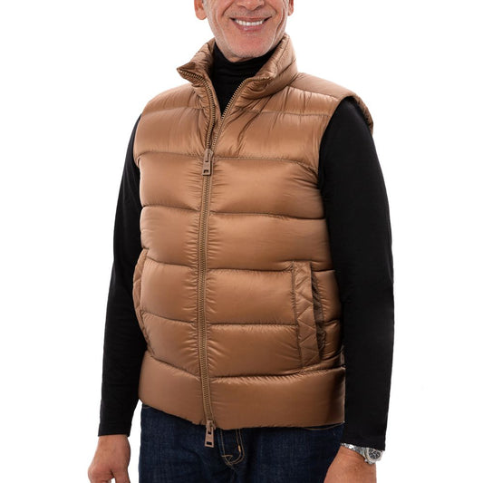 Herno Brown Polyamide Sleveless Jacket