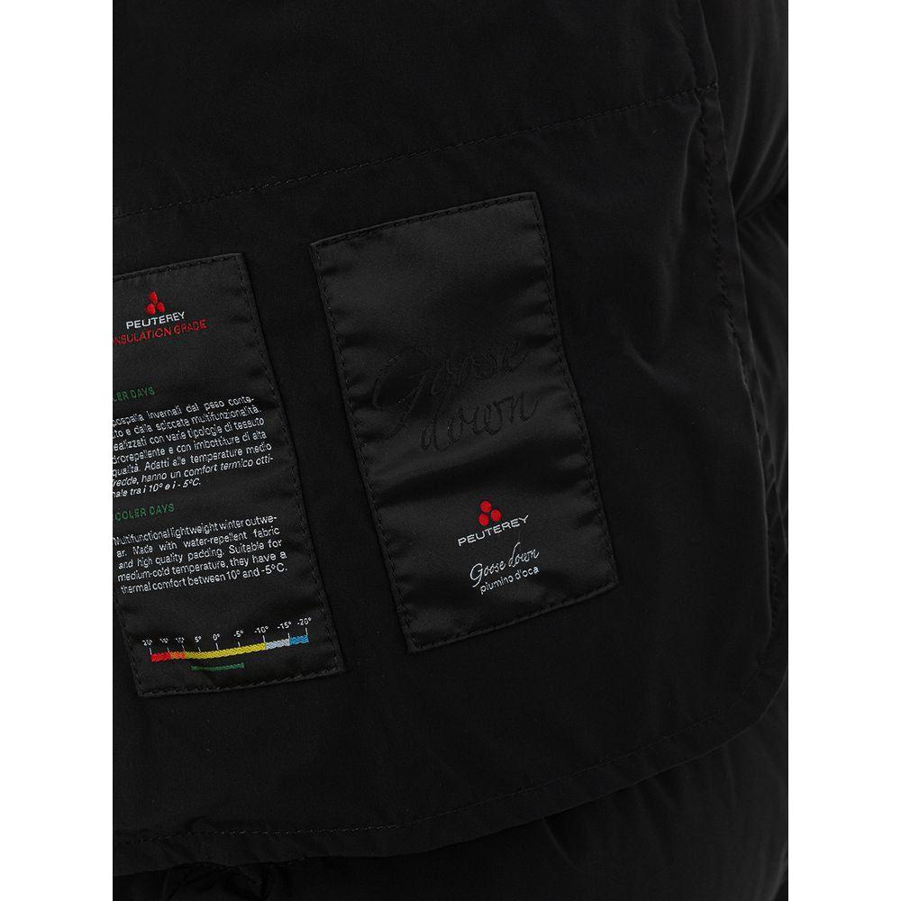 Peuterey Black Polyamide Full-Length Jacket