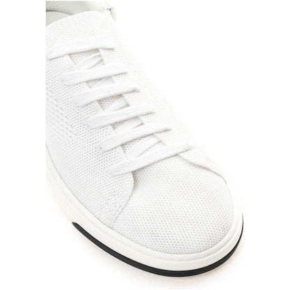Casadei White Leather Athletic Sneakers