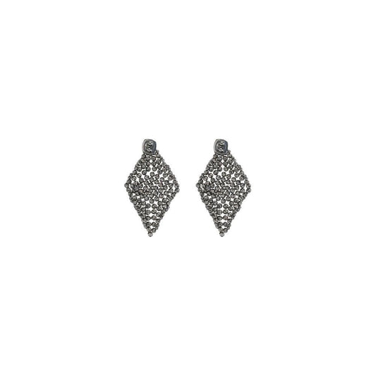 Brunello Cucinelli Faceted silver Earrings BR-MORW9LA07C044-ONE SIZE
