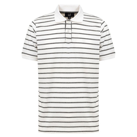 Dunhill White Cotton Polo Shirt Dunhill